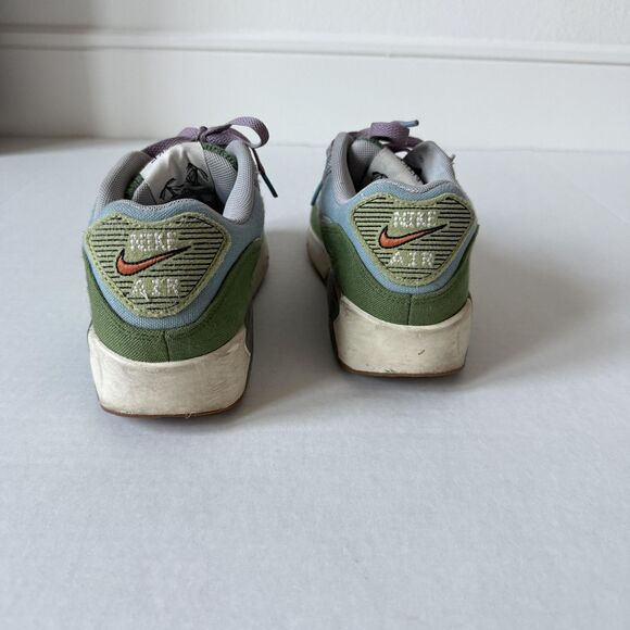 Nike Air Max 90 SE Sun Club Shoes Size 7Y Athletic DQ4016-400 Textile Sneakers - Picture 5 of 8